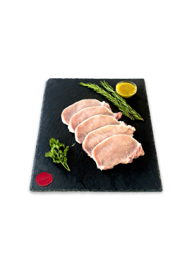 Filetes lomo cerdo fresco