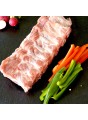 Tira de costilla de cerdo fresca