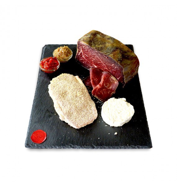 Cachopo ternera de León con cebolla caramelizada